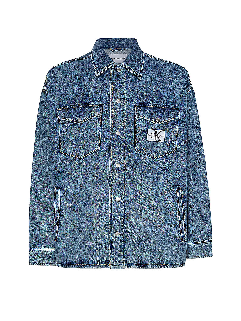 CALVIN KLEIN JEANS Overshirt  blau | XS